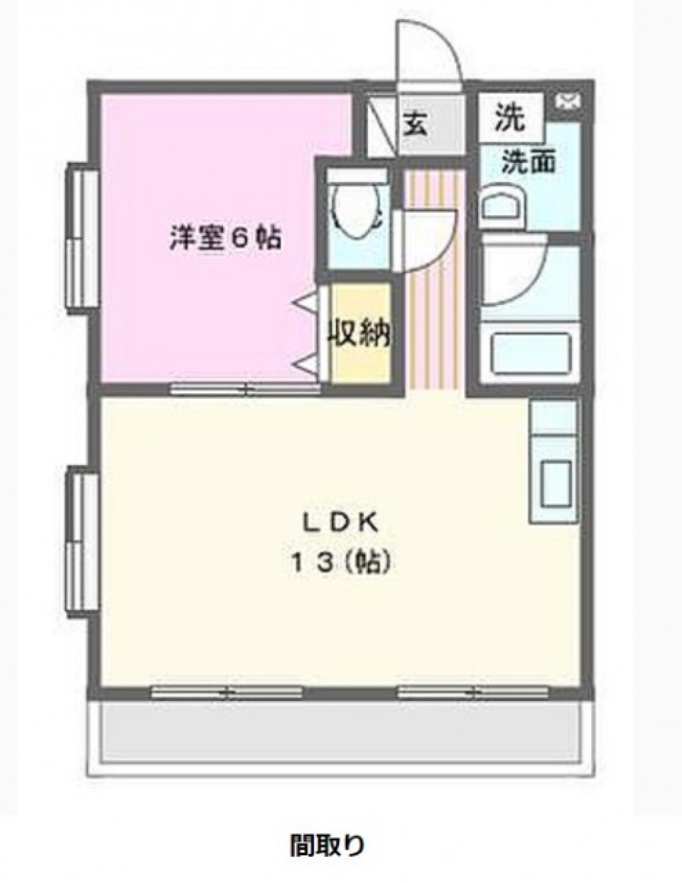 MODERN LIFEの間取り図