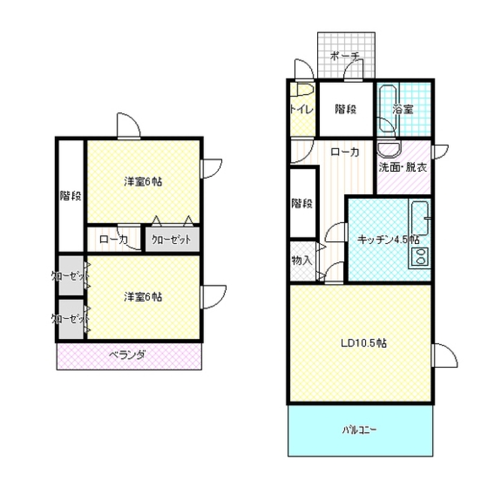 童話の世界にようこその間取り図