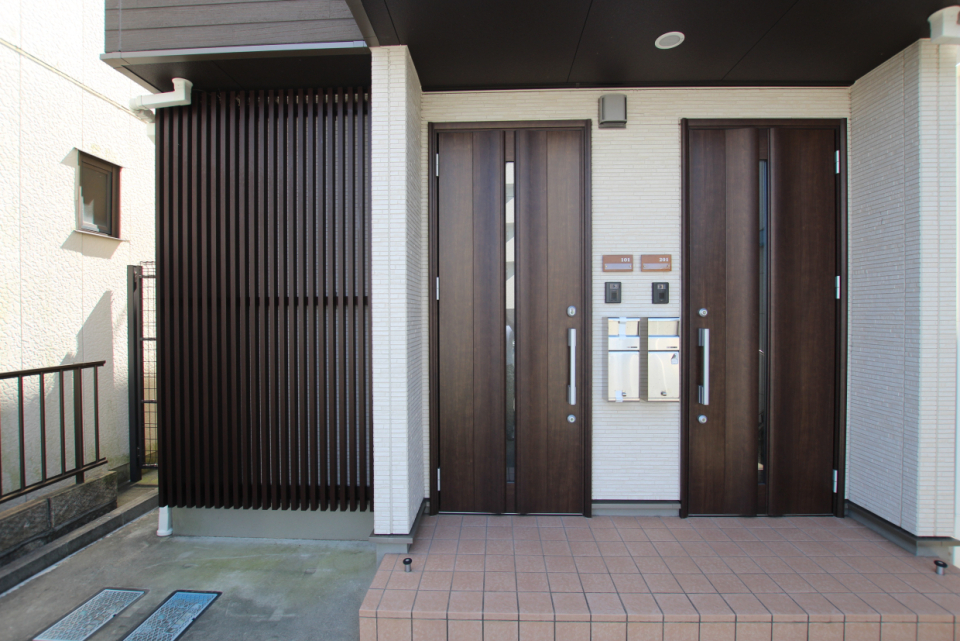 やっぱりおしゃれな玄関先。