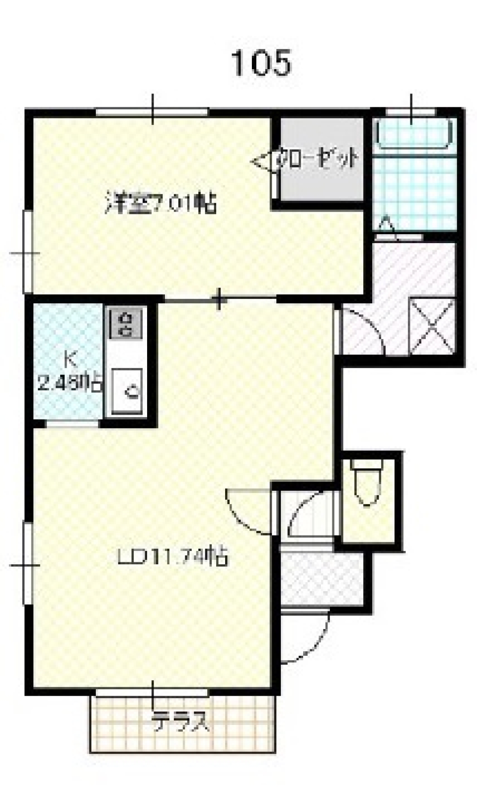 Simple but Convennient。の間取り図