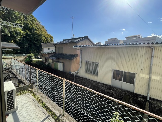 ぽかぽかバルコニー。