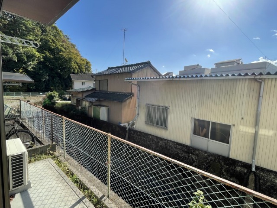 ぽかぽかバルコニー。