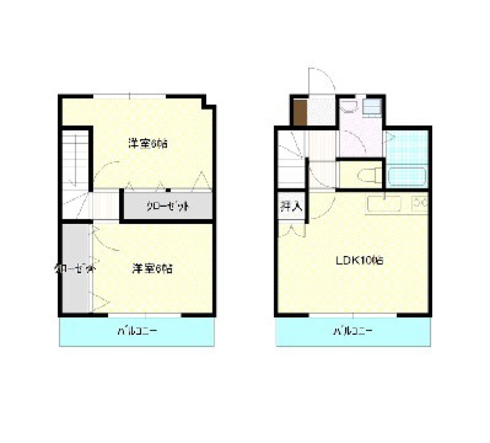 憧れタウン、大平台にDebutの間取り図