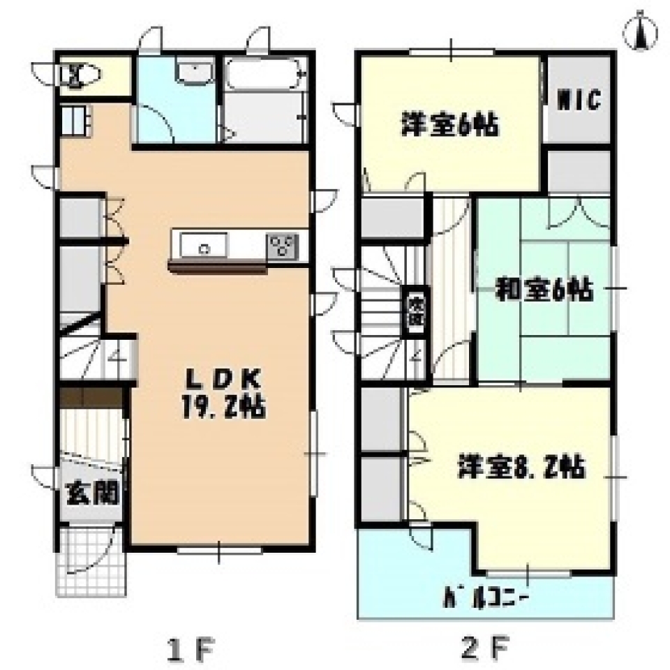 住みやすい戸建てとは［戸建］の間取り図