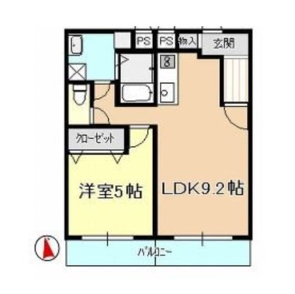 1人だと夜ウがある広さ。