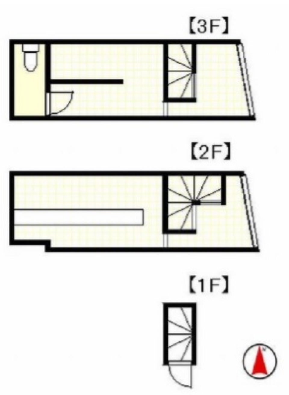 街中でバー開業の間取り図