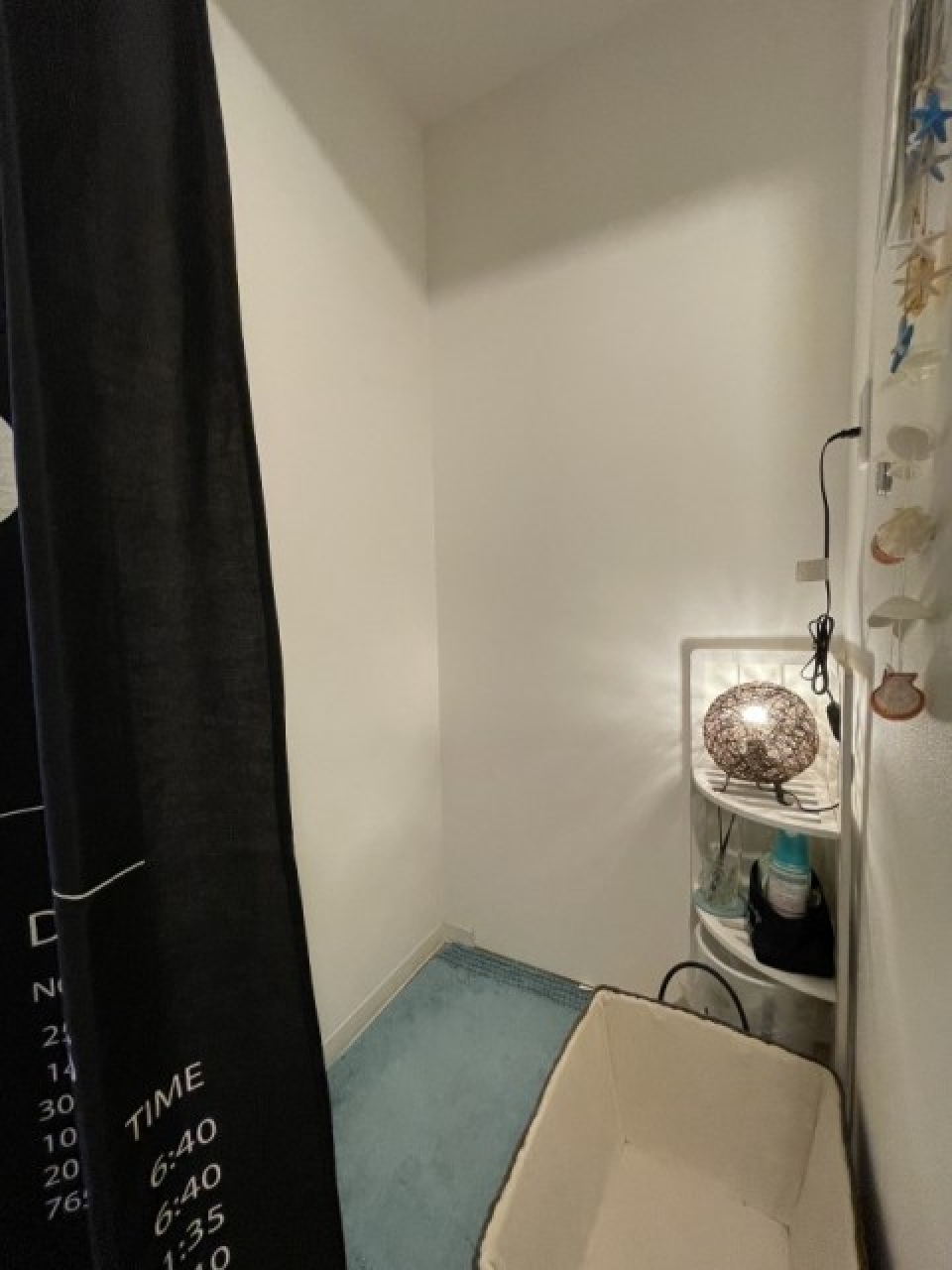元々洗濯機置き場は着替え室に。