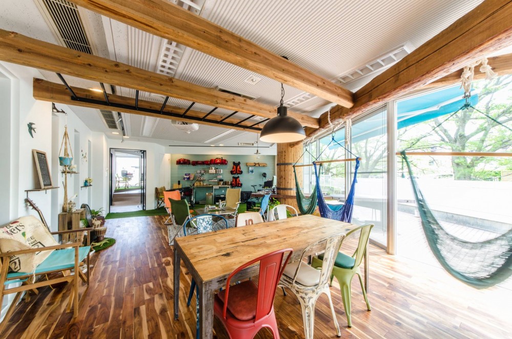 365BASE OUTDOOR HOSTELのシェアリビングご利用頂けます♪