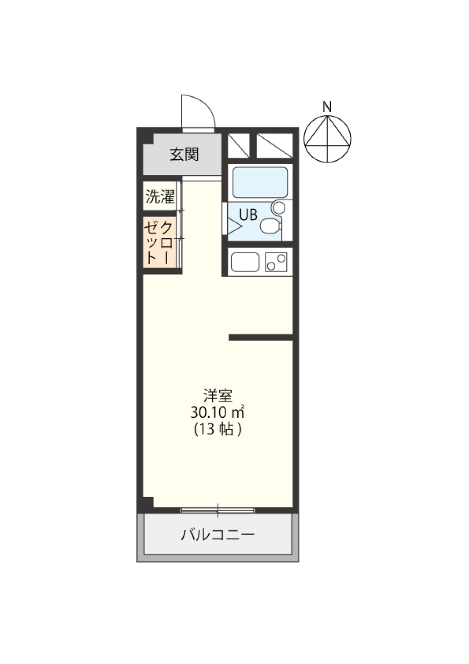 斬新奇抜なワークスペースあります。の間取り図