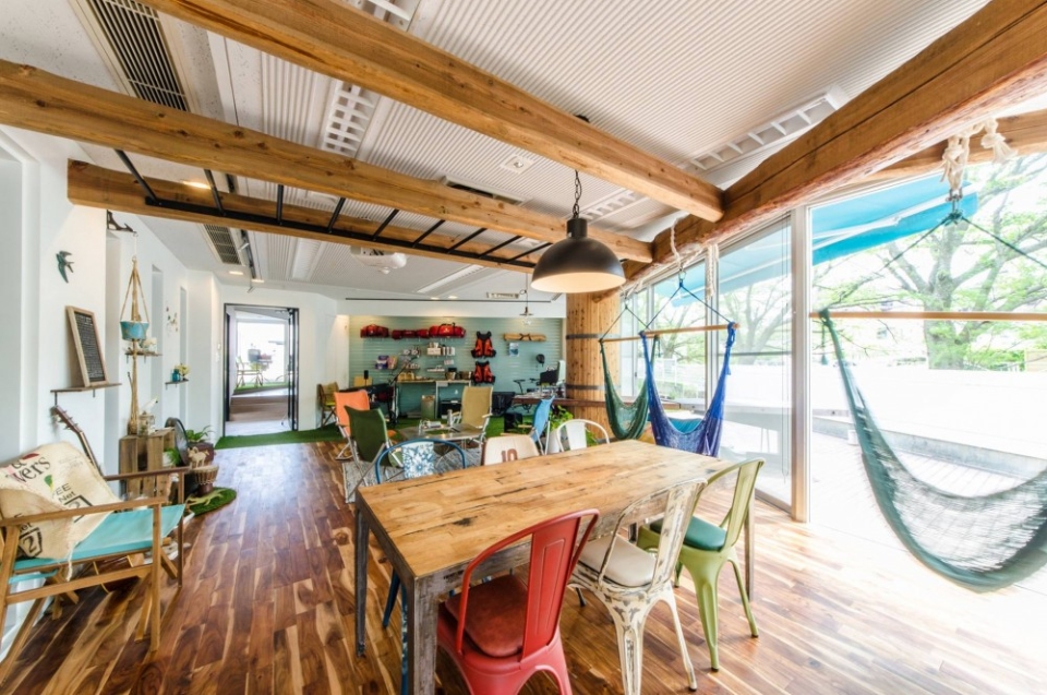 365BASE OUTDOOR HOSTELのシェアリビングご利用頂けます♪