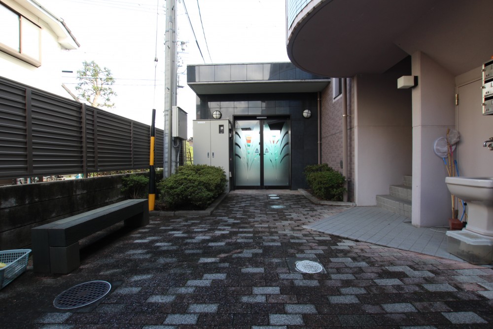 ペット用トイレも設置されている。