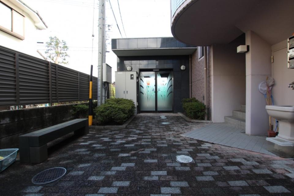 ペット用トイレも設置されている。