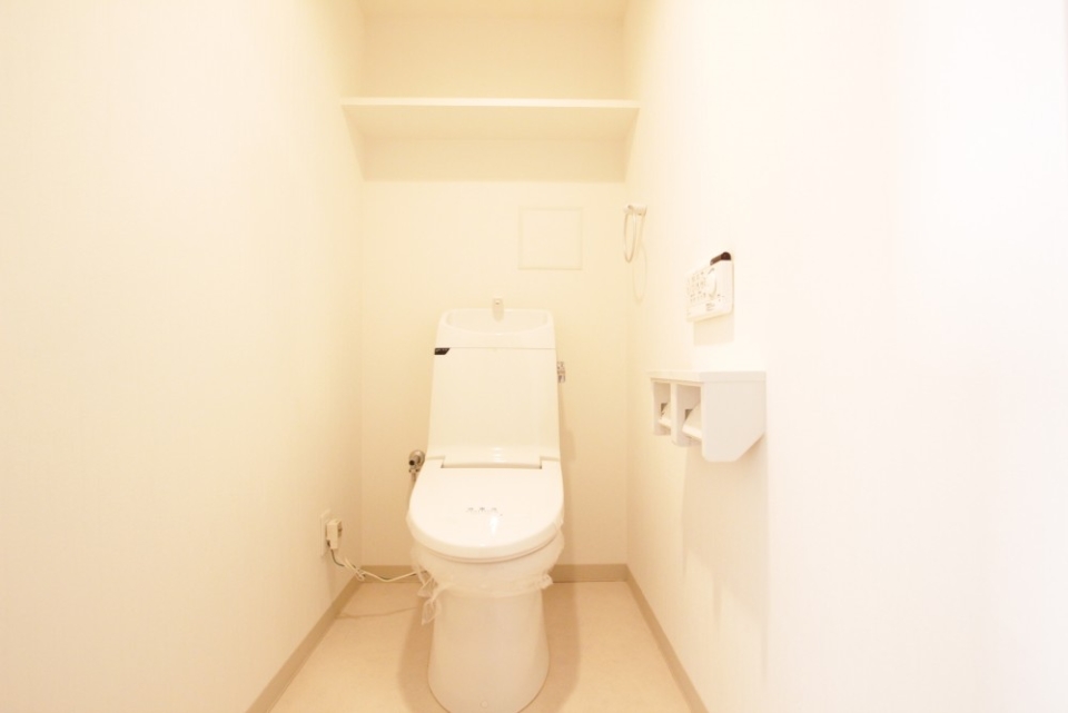 トイレもゆったりと入れる広さ。