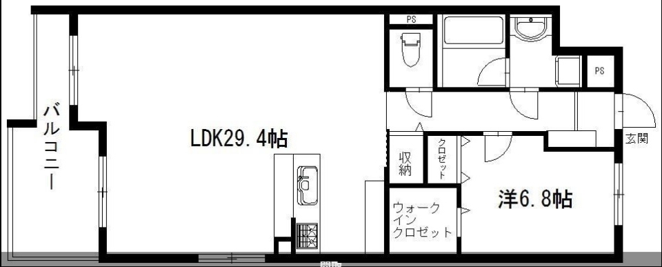 そびえ立つKAGAの間取り図