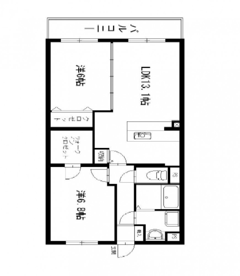 花火の上がる町「中野町」。の間取り図
