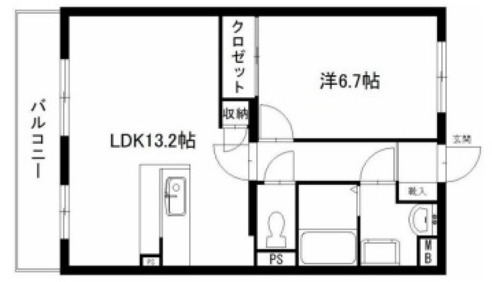 2人の鳥の巣の間取り図
