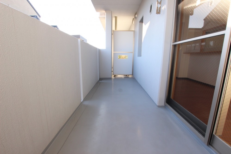 ベランダは1450×5000ある。広い。