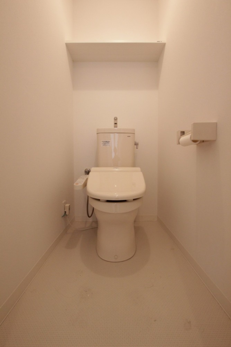 トイレは廊下部分に。前方が広く取られていていい！