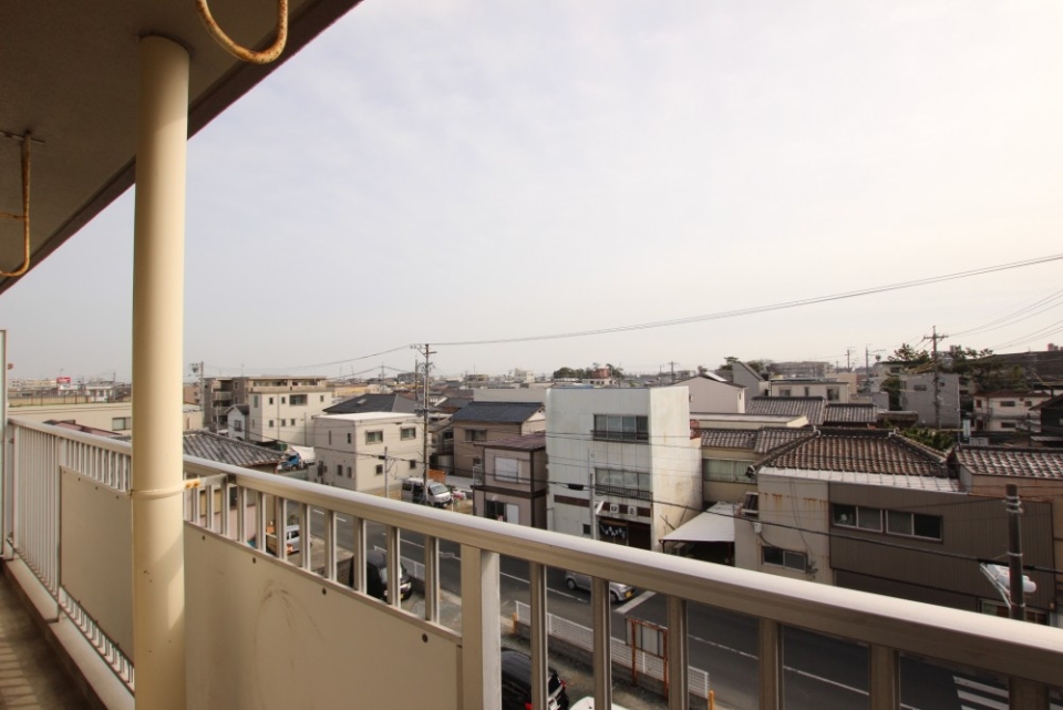 ベランダからの眺め。