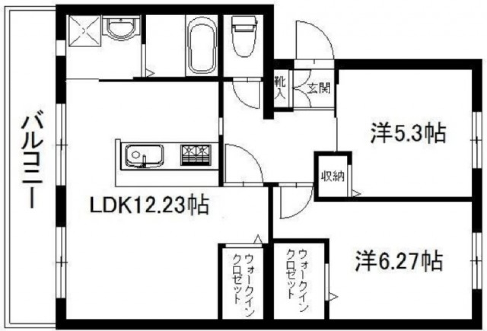 ニコニコ家族の間取り図