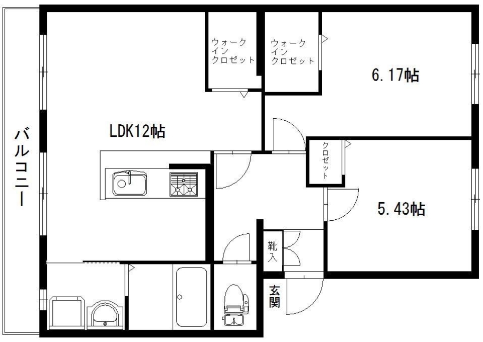 腕を振るって豪華ディナーの間取り図