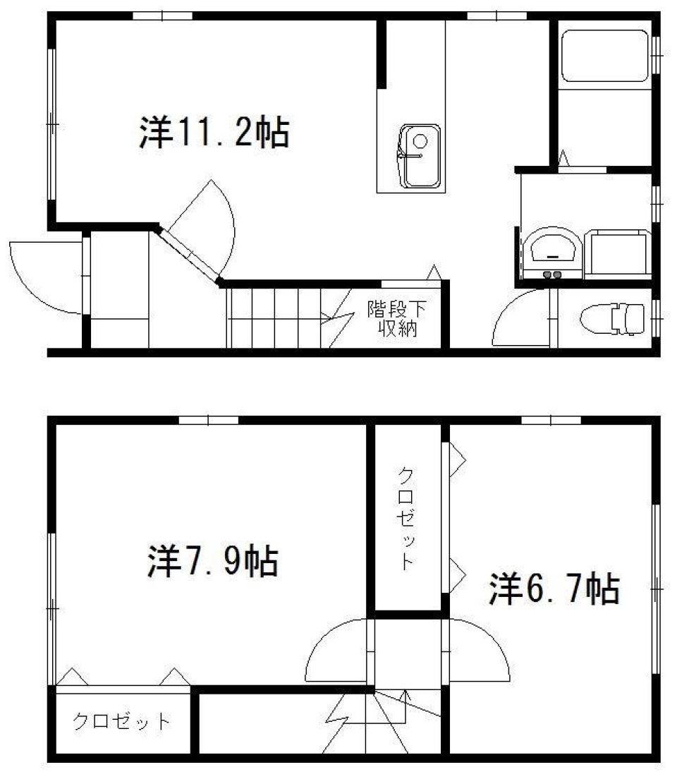Coffee Cafe「Shimoyamanashi」の間取り図