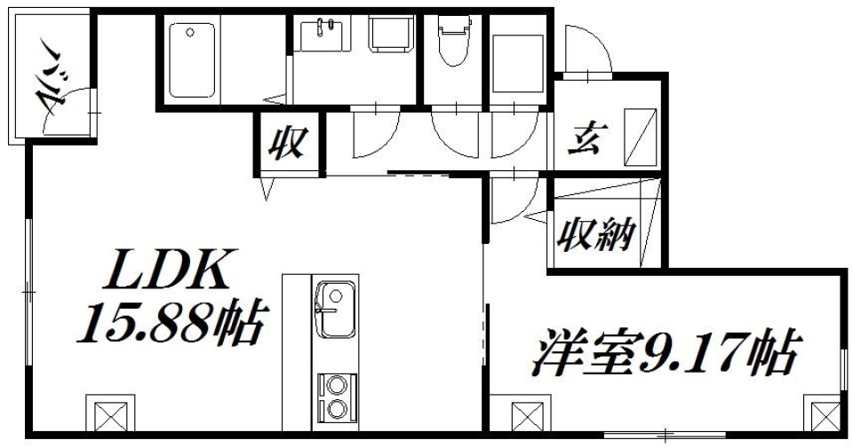 大きな窓から見る、出世城の間取り図