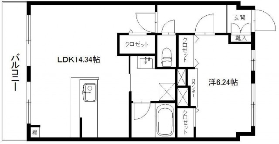 味があるとはこのこと。の間取り図