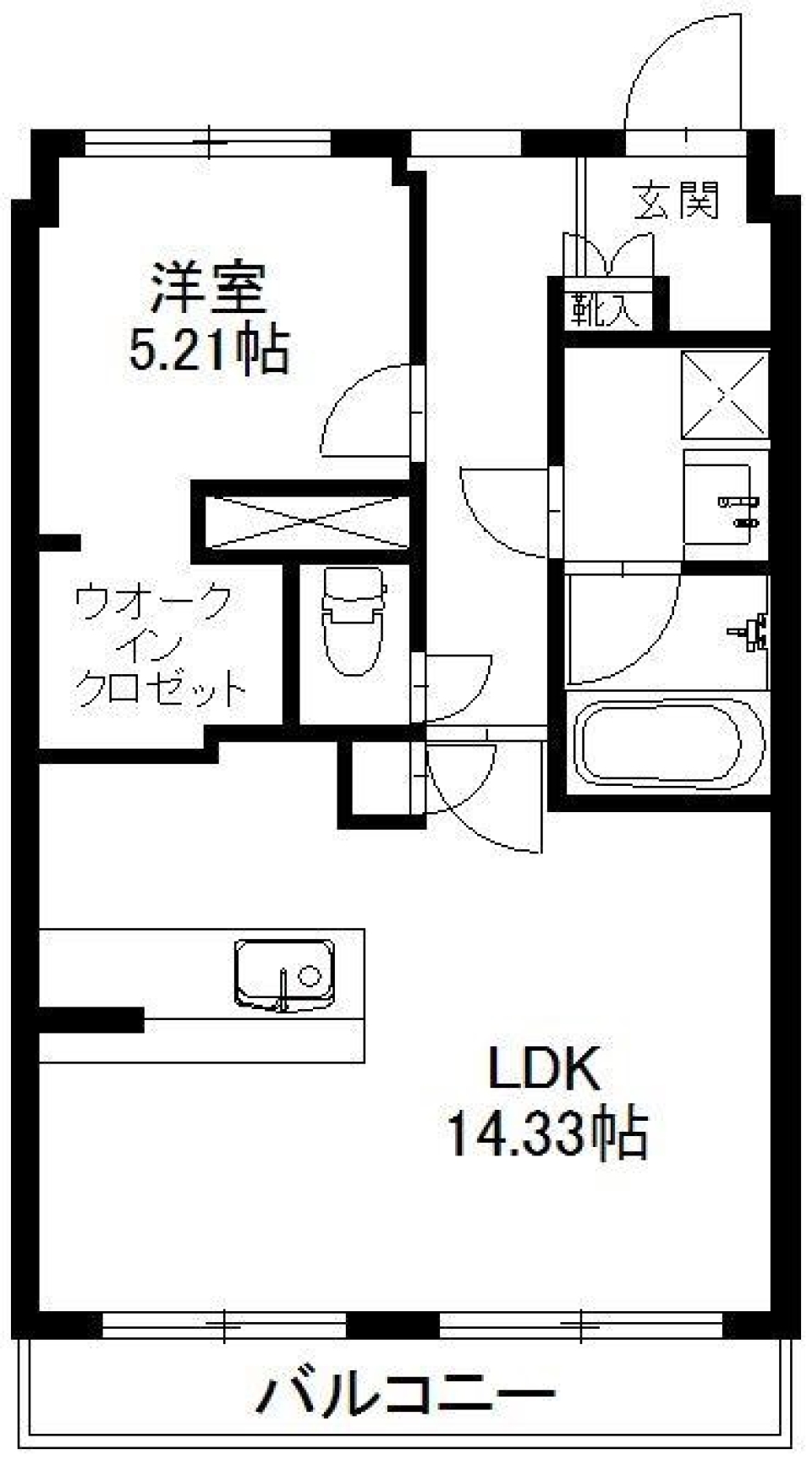 白の細道の間取り図