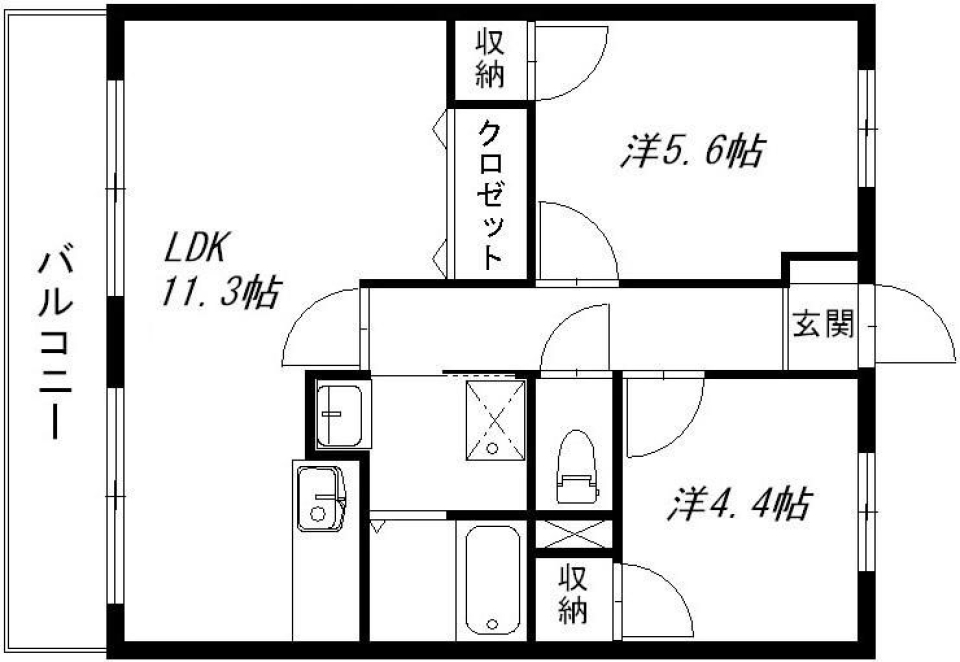 城壁に囲まれての間取り図