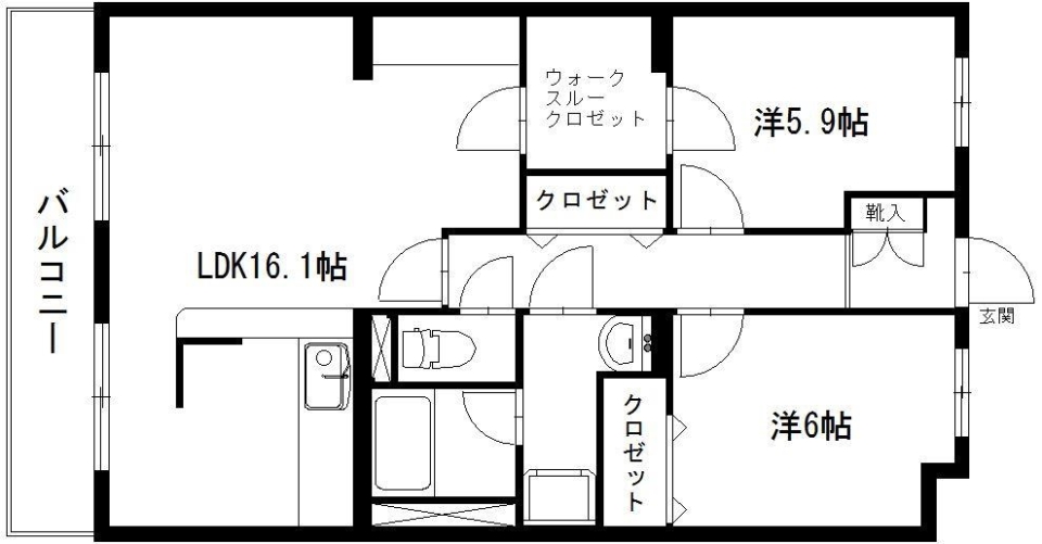 ベンチでほっと一息。の間取り図