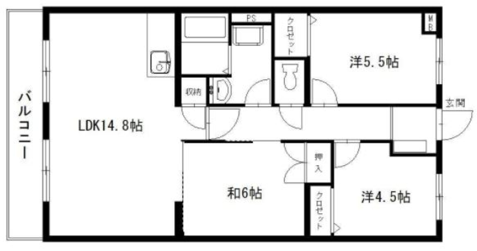 和気あいあいの間取り図