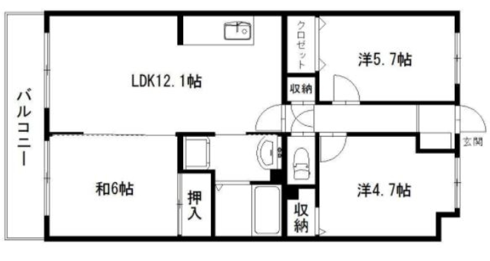 希望と葵西の間取り図