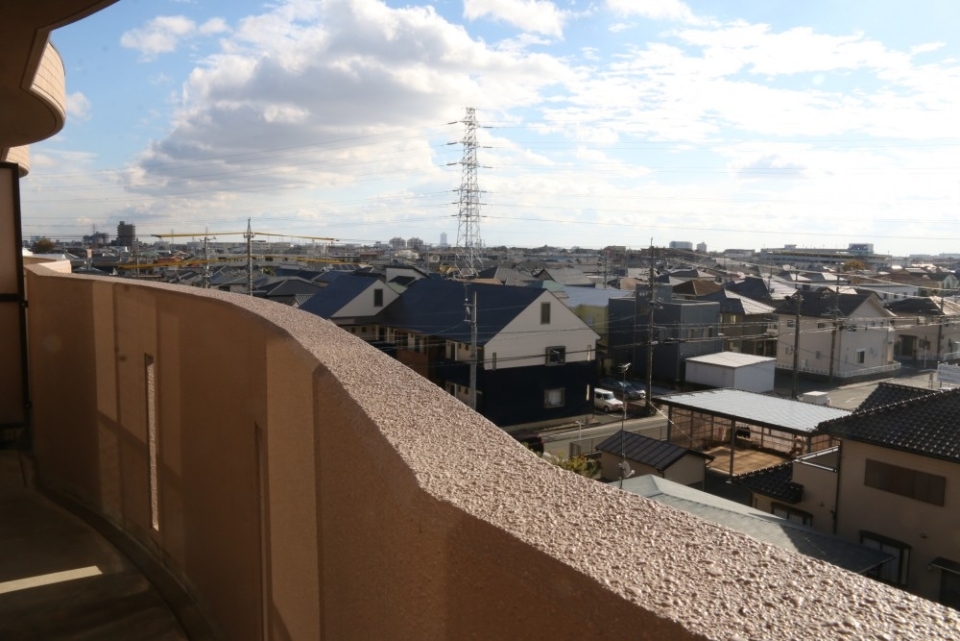 ベランダからの景色