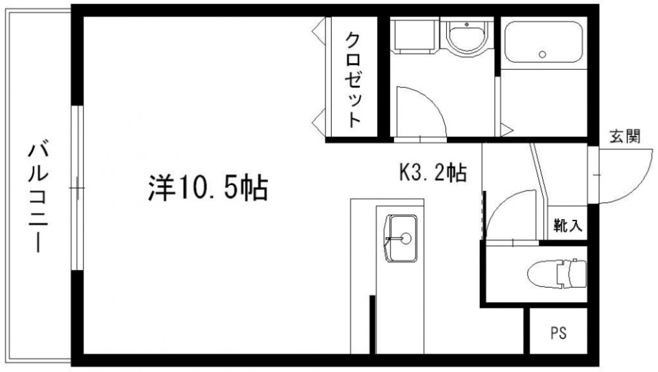 エントランスでふと立ち止まるの間取り図