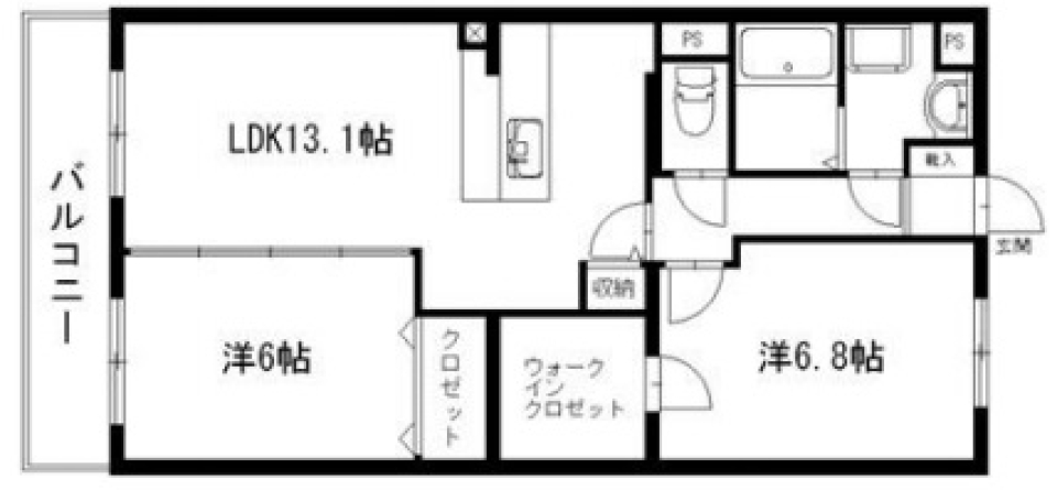 澄んだ空気を求め田舎への間取り図