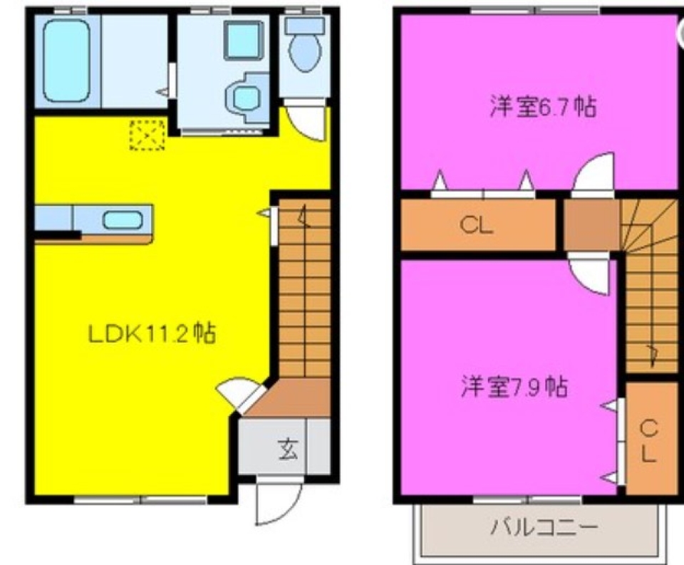 RENGA HOUSEの間取り図