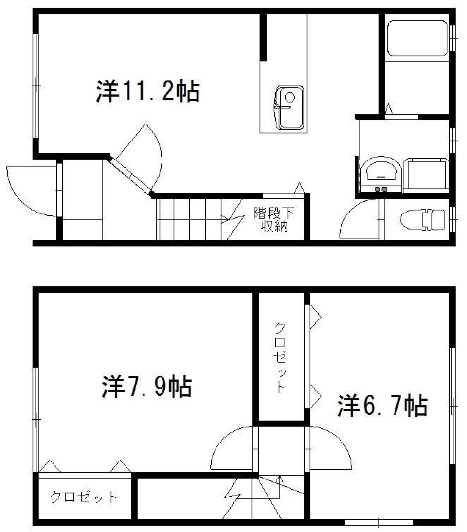 喫茶「BARAJIMA」の間取り図
