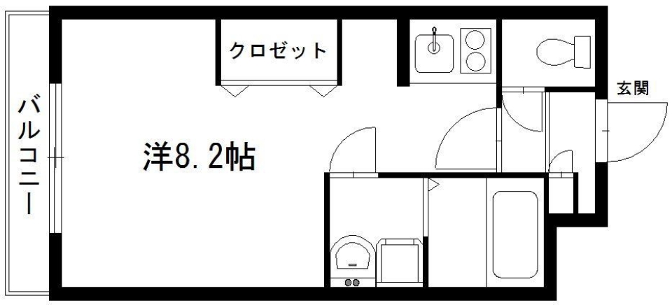 白と黒の「イイとこ取り」グレーの間取り図