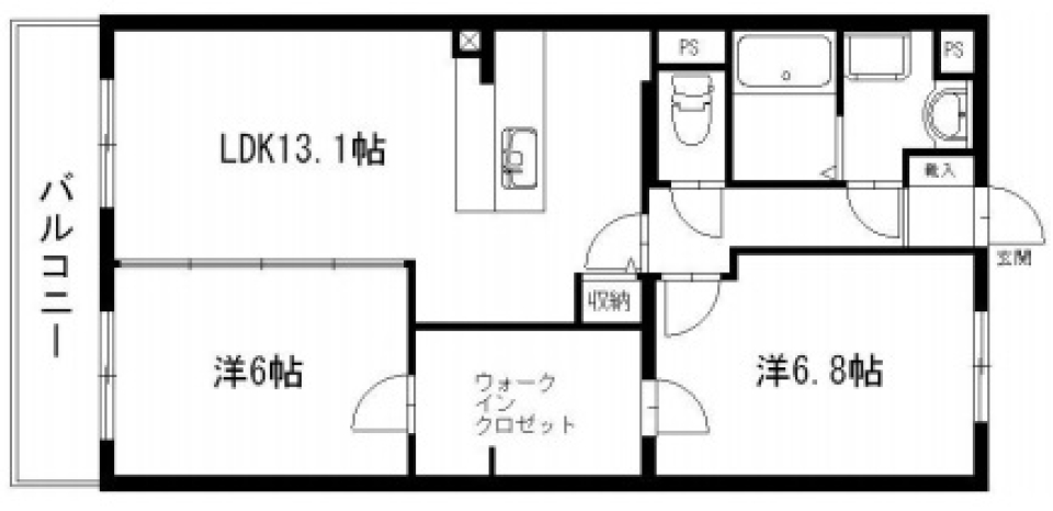 愛猫家さんはごめんなさい［ペット可］の間取り図
