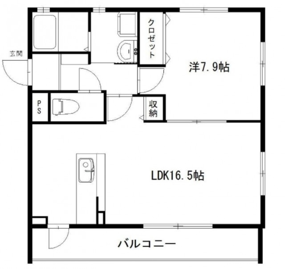 幸で幸せな暮らしをの間取り図