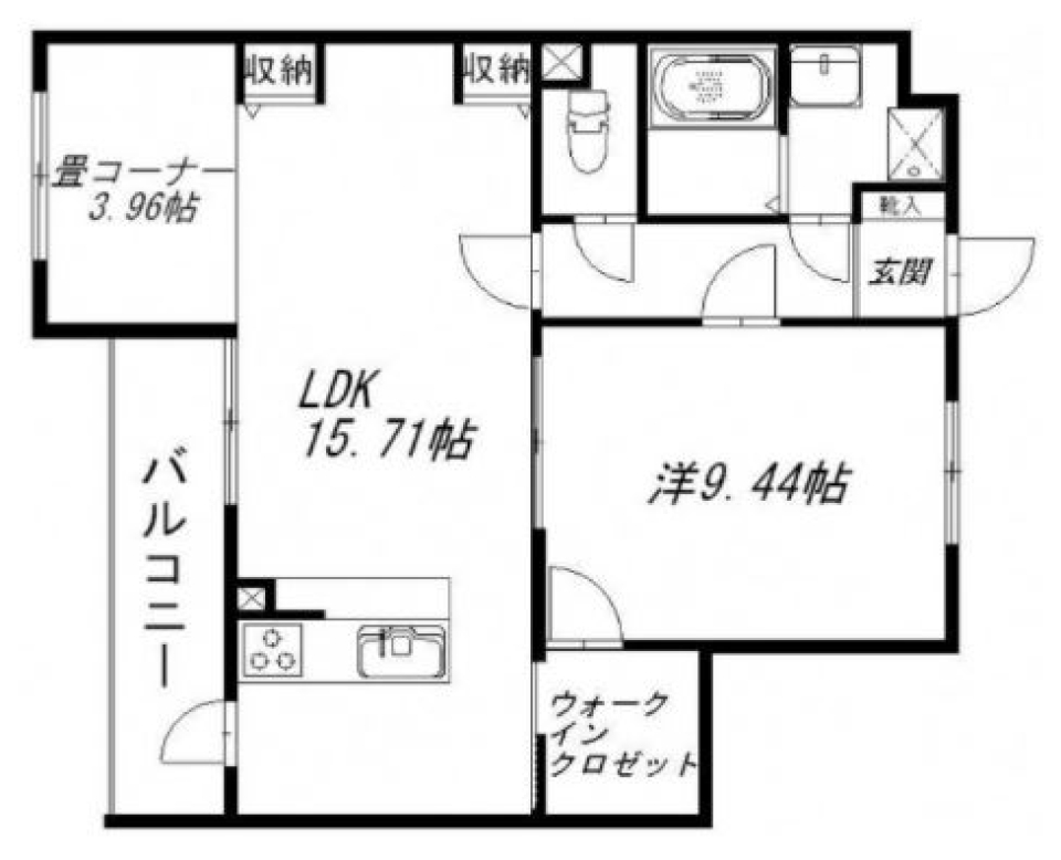 RICH LIFEの間取り図