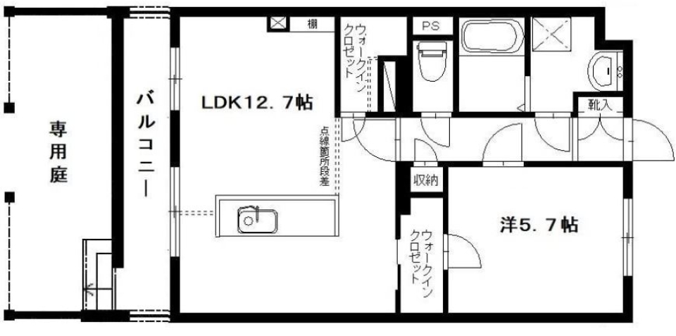 「おうちBAR」なひととき。の間取り図