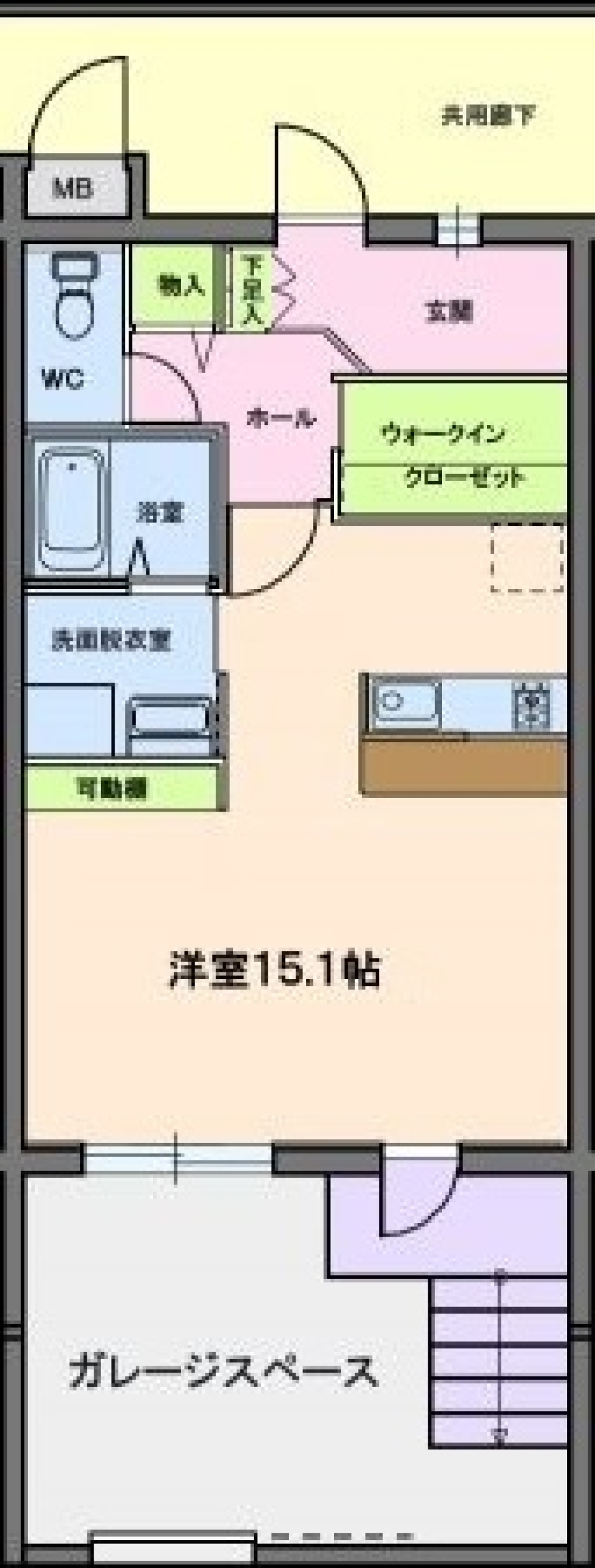 Dedicated  space FUKUROIの間取り図