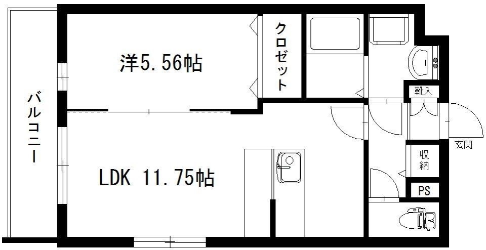 お気に入りのホテルで暮らす。の間取り図
