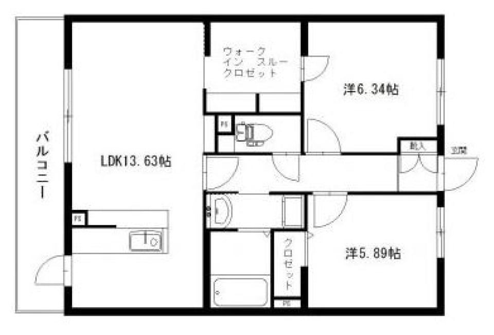 安心・安全［ペット可］の間取り図