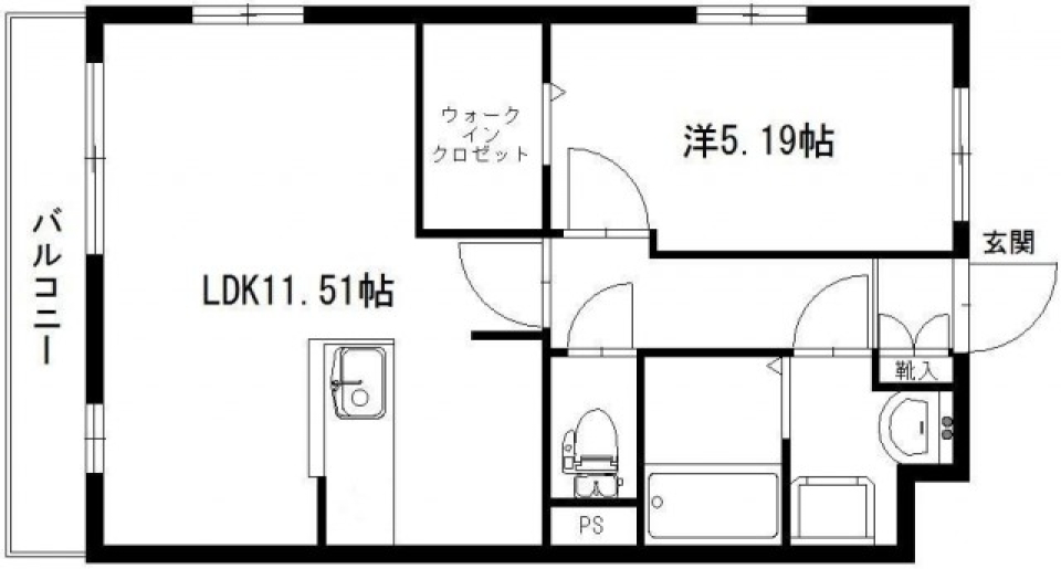 お買い物してから帰ろう！の間取り図