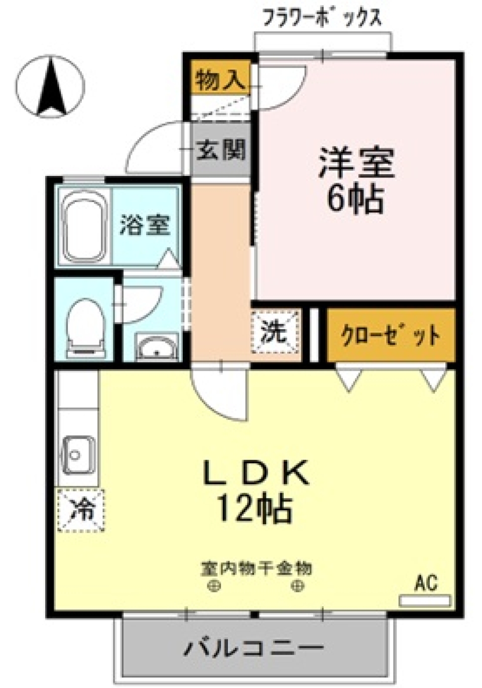小より大を選ぶ生活の間取り図