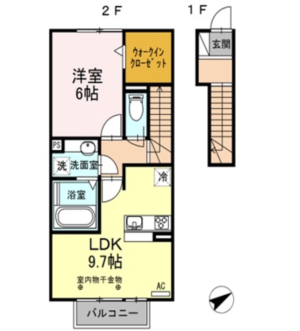 賃貸でこのキッチンですか？！？[ペット可]の間取り図