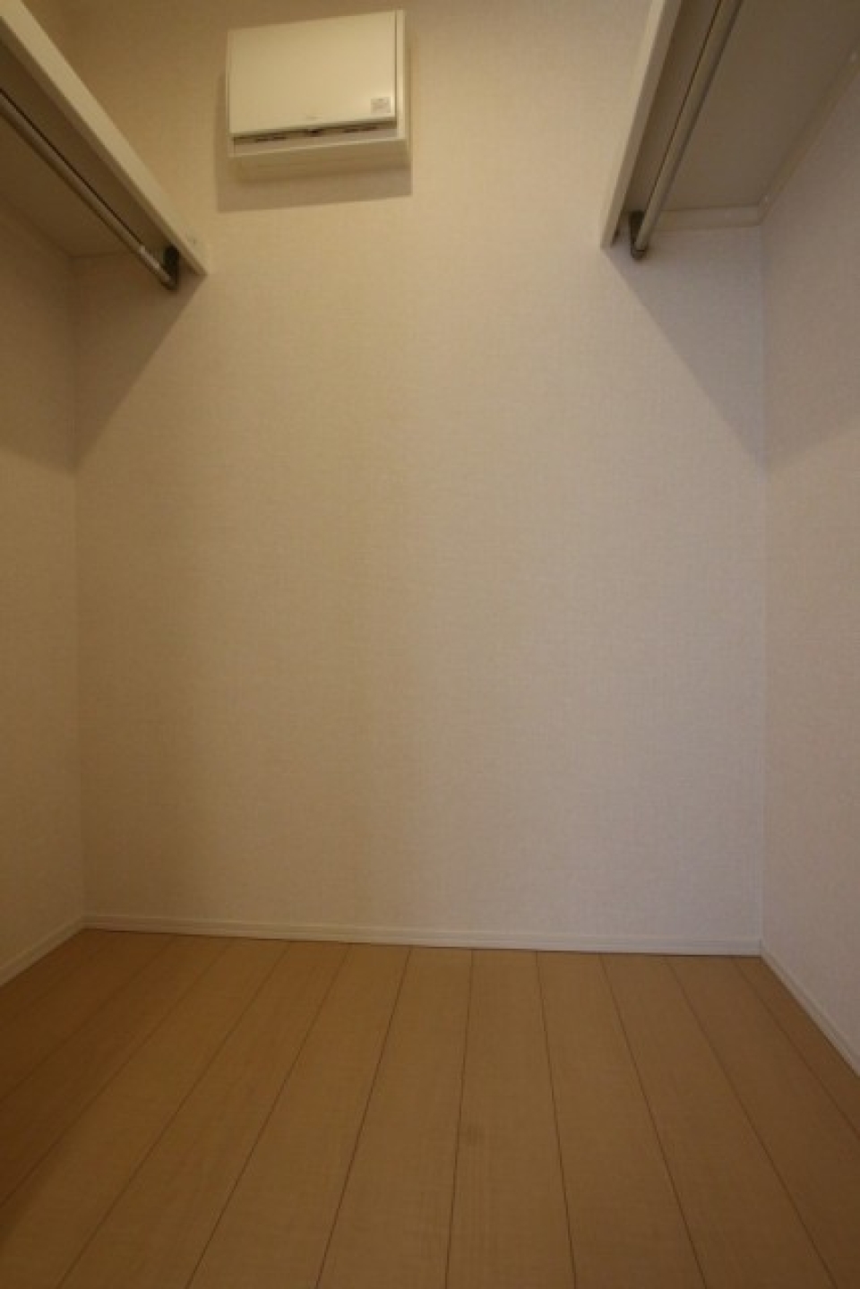 広めのウォークインクローゼット